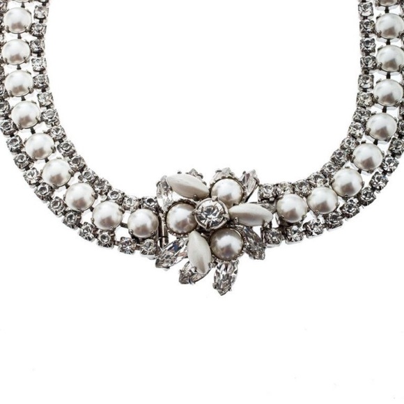 Miu Miu Pearl & Crystal Necklace | Luxury Statement Evening Jewelry | NWOT - Picture 6 of 8